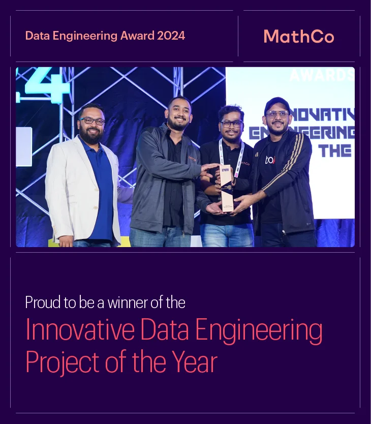 MathCo Wins the Innovative Data Engineering Project of the Year