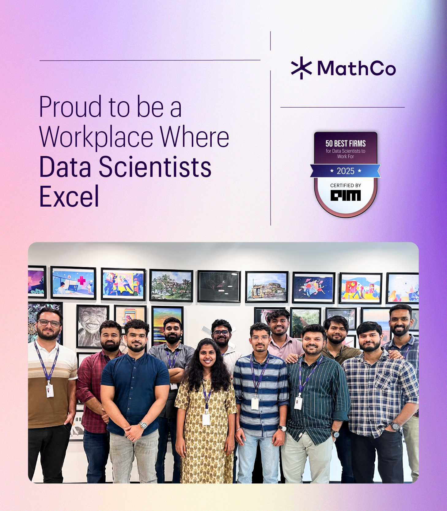 MathCo Named Among Top 50 Best Firms for Data Scientists to Work for in 2025 by AIM