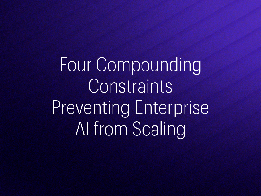 Four Compounding Constraints Preventing Enterprise AI from Scaling - article_Gradient thumbnail
